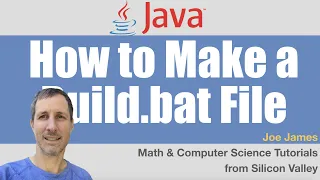 Java Build Project Using a Windows Batch File
