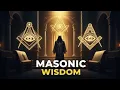 Masonic Wisdom Freemasonry Ancient Freemasons Life lesson Philosophy