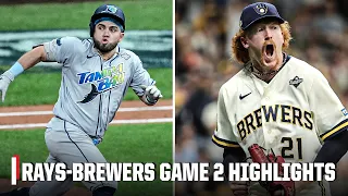 World Series Game 2: Tampa Bay Rays vs. Milwaukee Brewers HIGHLIGHTS | ESPN MLB
