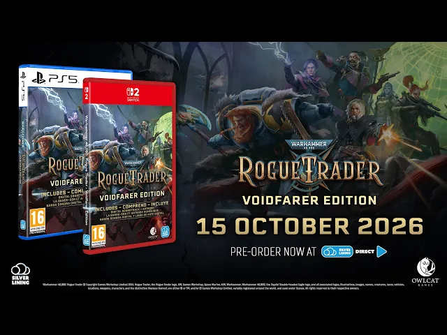 Warhammer 40,000: Rogue Trader - Voidfarer Edition | Physical Announcement Trailer