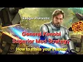 SWGOH Galaxy of Heroes - General Kenobi Superior Modding Strategy Take him to the next level