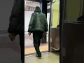 Download Lagu Be aware of psychos in New York! This guy was hitting people with a stick on a train! #newyork