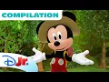 Download Lagu Let’s Play Outside: Camping Themed Compilation!🏕️ w/ Mickey Mouse, Bluey, Spidey \u0026 More |@disneyjr