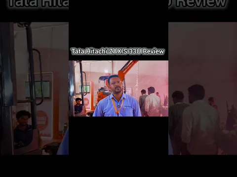 Tata Hitachi ZAXIS 33U Review #tatahitachiexcavator #tatahitachi #tatahitachipoclain