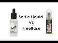 The difference between salt nic and premium regular freebase nic ejuice