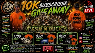 10K SUBSCRIBER GIVEAWAY LIVE Shirts Cash Prizes CNB ODESSA