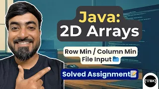 Java Program 2D Arrays Solved Assignment for Beginners College Students