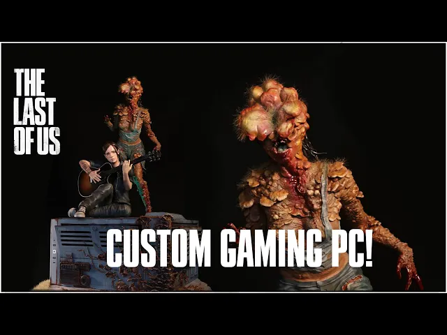 We built a "The Last Of Us" Gaming PC with a CLICKER!!