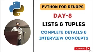 Day-8 Lists and Tuples Interview Concepts Python for DevOps