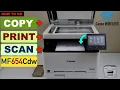 How To Copy Print Scan With Canon Imageclass MF654Cdw Color Laser Printer