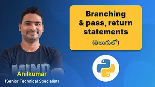 P73 - Mastering Python Branching Unlock the Power of pass and return statements