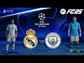 FC 25 - Real Madrid vs. Man City Ft. Mbappe, Haaland, | UEFA Champions League Playoff | PS5™ [4K60]