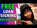 Free Loan Signing Agent Documents