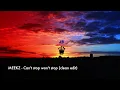 MEEKZ  - Can't Stop Won't Stop [clean edit by josh]
