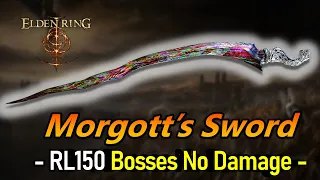 Morgott s Cursed Sword RL150 No Damage Boss Fights Elden Ring 1 16 ver