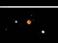 3D Solar System Simulation