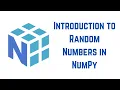 Python NumPy Tutorial For Beginners - Introduction to Random Numbers in NumPy