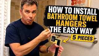 Upgrade Your Bathroom with This Matte Black Towel Bar Set