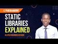 Static Libraries How to Create Use them in C programming ALX PEER DISCUSSION