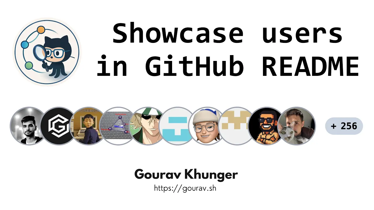 Showcase Your GitHub Repository’s Users in the README [under 5 Mins]