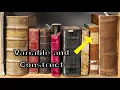 Variables vs Constructs