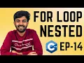 Nested For Loop C for Beginners Ep-14 code io