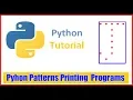 Python Pattern Printing Programs To print alphabet Symbol J by Durga Sir