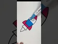 Blast Off Rocket Coloring Adventure