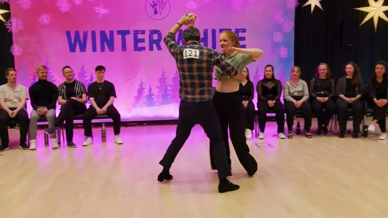 Miquel Menendez & Outi Salonen - 4th place All-Stars Jack&Jill Finals - Winter White 2024