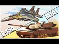 The American Warriors Of The Gulf War - M1A1 F-15A