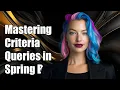 Mastering Criteria Queries in Spring Boot Data JPA A Complete Guide