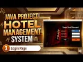 03 - Hotel Management System Project in Java Create Login Page