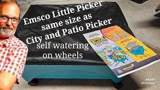 Little Pickers self watering patio planter on wheels same size as City and Patio Picker Emsco