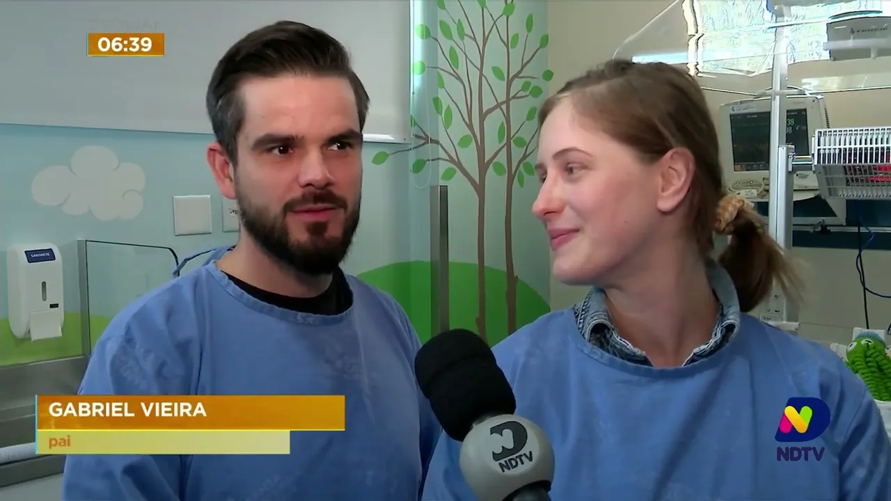 Nascimento raro é registrado em hospital de Blumenau