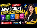 Day 3 JavaScript Array Methods Explained map filter reduce find some every