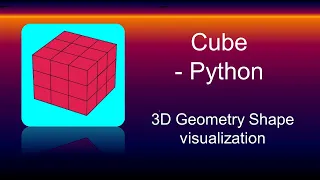 How to draw Cube 3D shape in Python Matplotlib