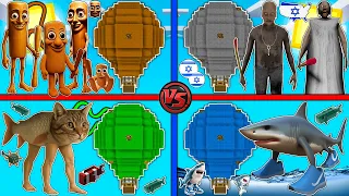 فلم ماين كرافت : كوكب منطاد جراني ضد تريبا تروبي ضد تونج تونج ساهور ضد ترالالا ليلو ترالالا !!؟ 🔥😱