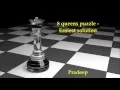 8 queens puzzle - Easiest solution