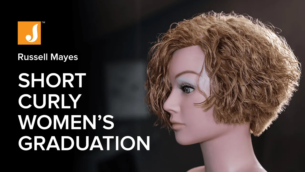 Short Curly Women's Graduation