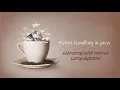 Event handling with Menus using applets