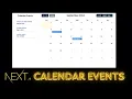 Build a Calendar and schedule Events with Next js 14 FullCalendar io ShadCN UI