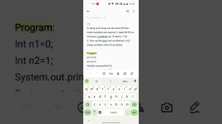Print Fibonacci Series in Java Automation Testing Interview Programs