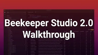 Beekeeper Studio - SQL Editor Open Source and Free