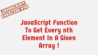JavaScript Filter Array Every Nth element in Array ES6