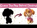 Can You Guess The Paw Patrol Character By Their Shadow