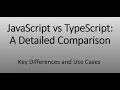 Session 1 4 JavaScript vs TypeScript JS Vs TS knowledgebase2612
