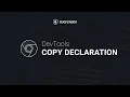 Google Chrome Tools - Copy CSS Declaration