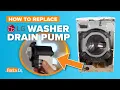 Fix OE Error Code - How to replace Drain Pump Motor part 4681EA2001T on your LG Kenmore Washer