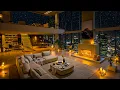 Lagu Luxury Apartment Ambience on a Quiet Winet Night ❄ Warm Jazz Piano Music for Relaxation