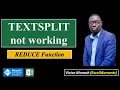 Textsplit function workaround Part 2 - REDUCE Function